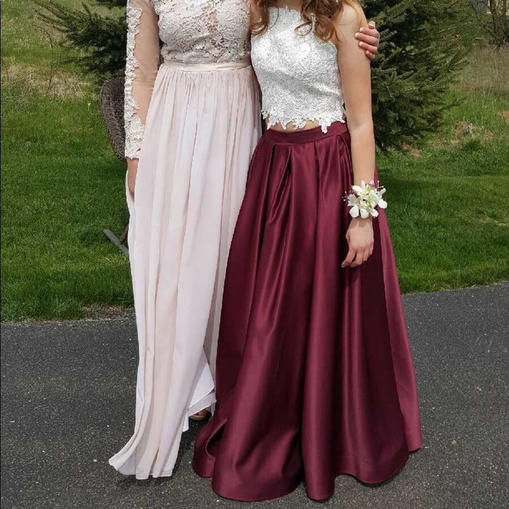 A-line prom dress!